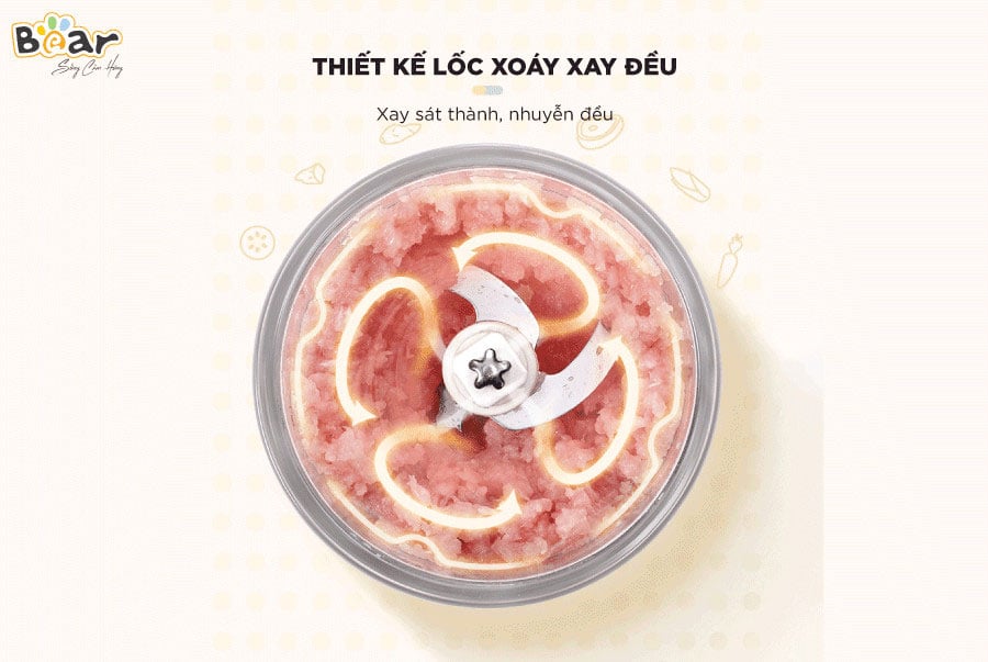 May xay an dam Bear B06V1 8 Máy xay ăn dặm Bear B06V1 giá rẻ